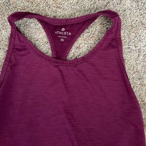 Athlete purple tank